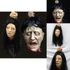 Haunted House Prop Latex Filled Head With Mechanical Craft For Halloween Party And Bar Decor