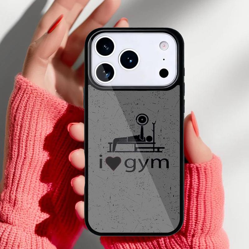 Bodybuilding Gym Fitness Phone Case for iPhone 17 16 15 14 13 Pro Max Back Cover for 12 11 Pro Coque