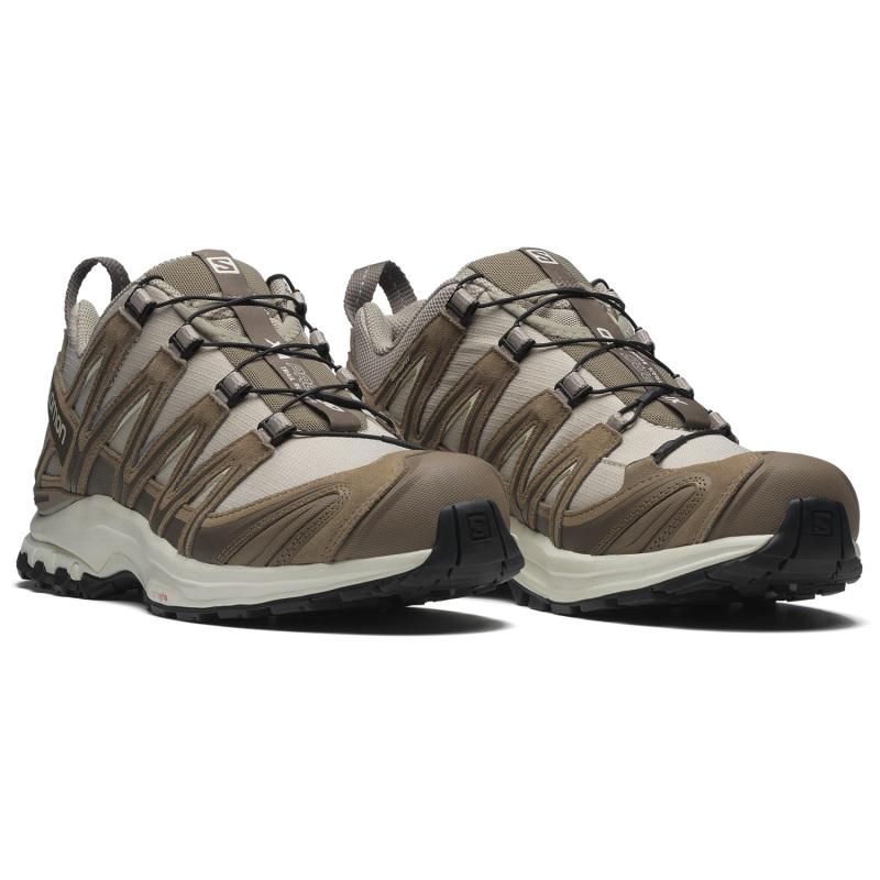 SALOMON Xa Pro 3D Adv Suded 'Heather Grey Khaki' Sneakers 474785