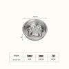 Stainless Steel Non-Slip Slow Feeder Bowl for Small Dogs and Cats