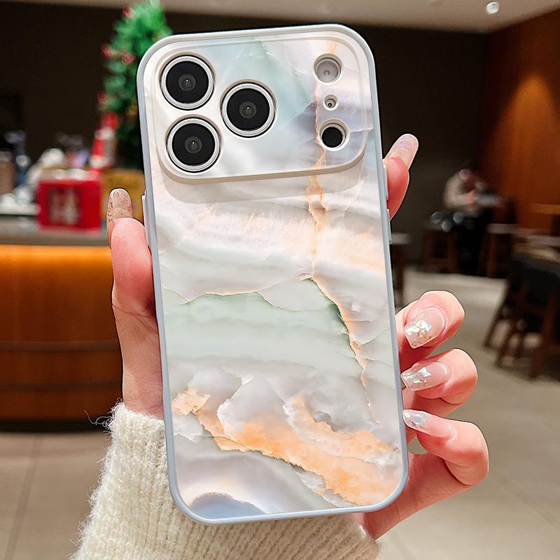 Aquarell Marmor Hülle Für iPhone 17 18 Pro Max Für iPhone 16 15 14 13 Pro Max Magnetisch Für Magsafe Hautgefühl Hybride Handyhülle