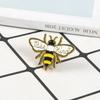 Adorable Cartoon Creative Bee Alloy Brooch Pin Cute Enamel Badge For Fashionable Attire