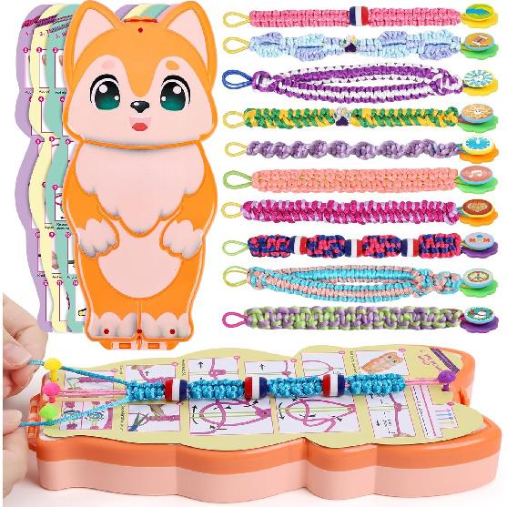 FUNiOi Bracelet Making Kit for Girls 8-10 12 Year Old - DIY Friendship Bracelets Crafts Toys for Kids Ages 6, 7+, Cool Birthday Gift Idea - Cute