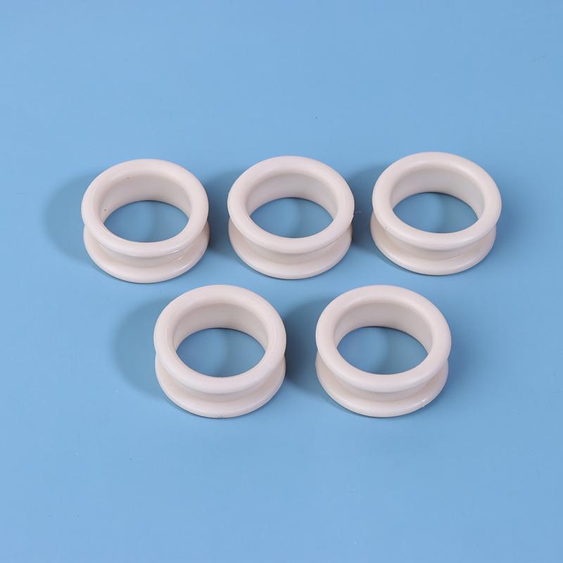 5Pcs Barber Hair Shears Grooming Scissor Protector Cutting Curved Thinning Shears Finger Ring Grip Inserts Ring For Salon Barber