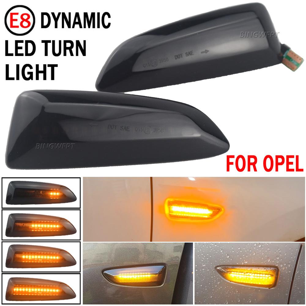 Sequential Blinker LED Side Marker Light For Opel Zafira Tourer Insignia Grandland Crossland Astra J K Indicator Repeater Lamp