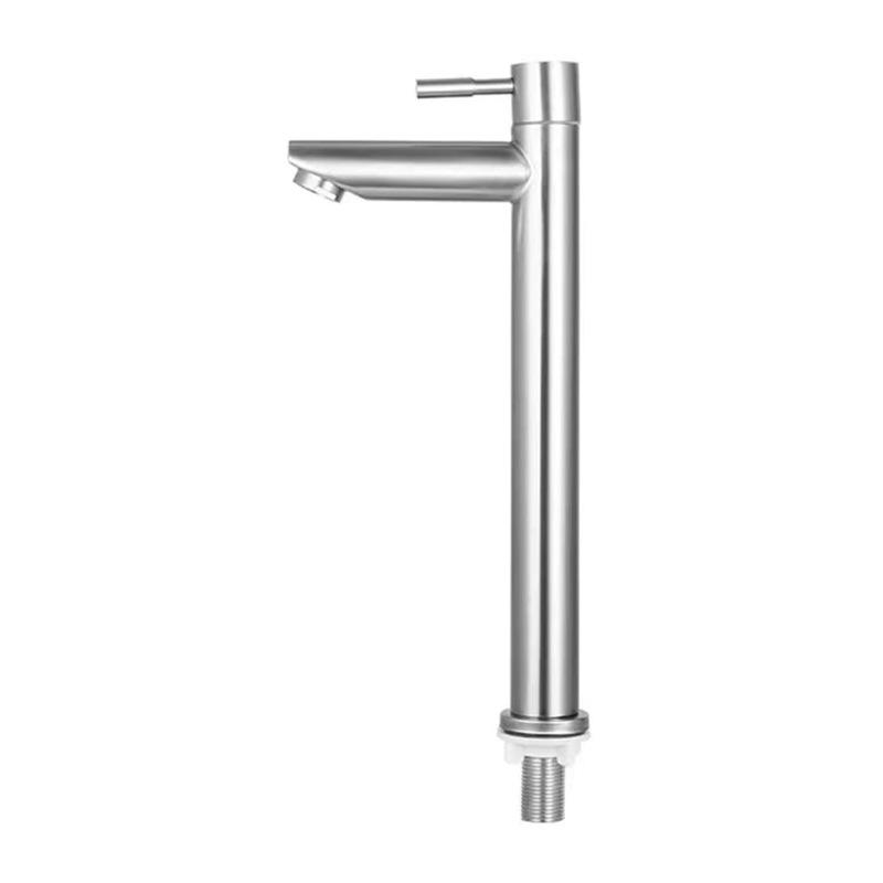 Extended Height Stainless Steel Bathroom Sink Faucet