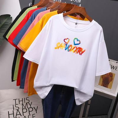 Summer Short Sleeve Tshirt Women's Clothing Letter Graphic Tees Shirt Femme T-Shirt Tops Y2k Tops