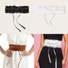 Breites Spitzen-Hüftband für Damen mit handgenähten Details für elegante Abendgarderobe