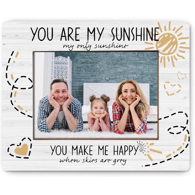 You Are My Sunshine Picture Frame 4x6, You Are My Sunshine Gifts, Inspirational Gifts for Women, Sunshine Gifts, Motivational Gifts Uplifting Gifts