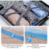 3 Pcs Vacuum Sealed Storage Bags Small Size Compression Bags for Travel Hand Roll Vacuum Seal Bag for Clothing Luggage Suitcase (50x3m / 20x13in)