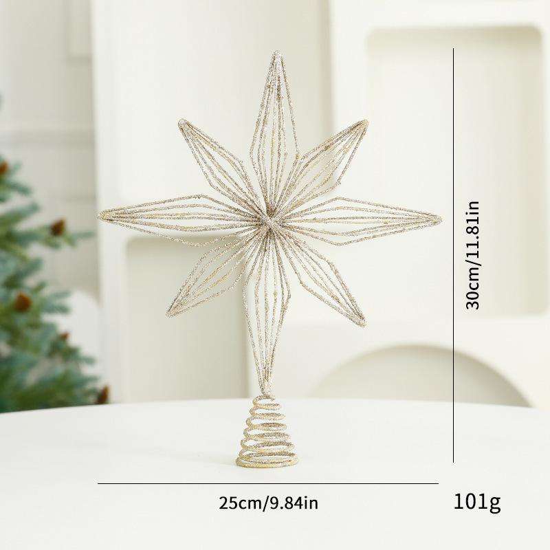 

Christmas Tree Ornament With A 30cm Gold Star (1 Piece) One Size золотой