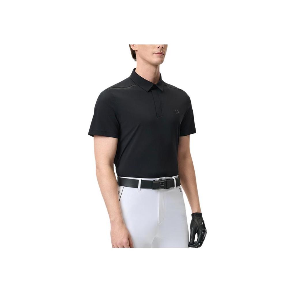 New FILA Golf Collection Athletics SS25 Polo Shirt Men's Black A11M525124F-BK