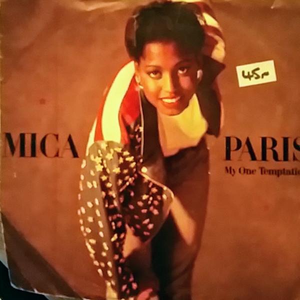 

7inch Record MICA PARIS My One Temptation BRW85 4TH BROADWAY 1988 UK SoulFunk Used
