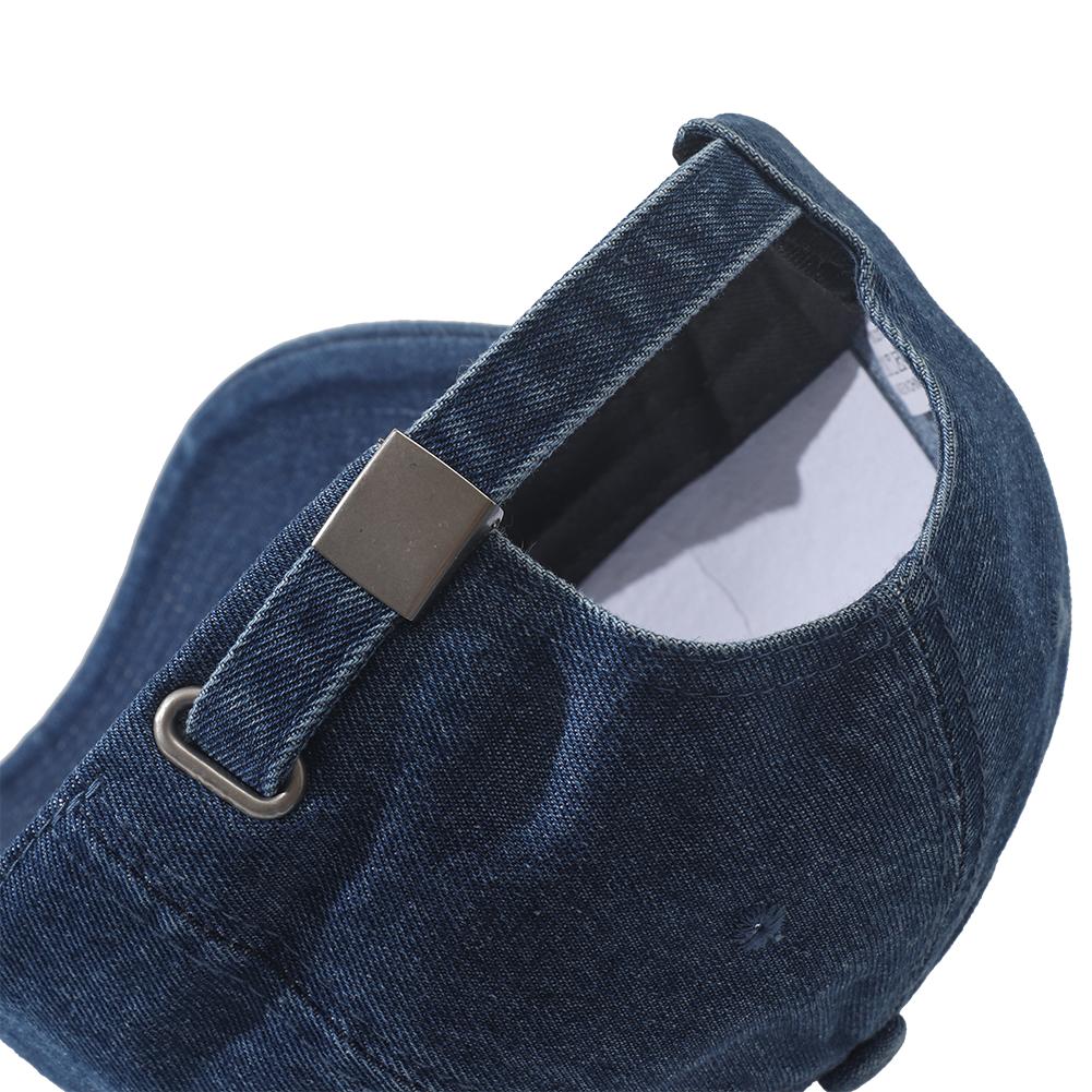New Vintage Denim Baseball Cap Men Women Letter Embroidered Snapback Hat Cotton Soft Top Caps Casual Retro Unisex Dad Hats