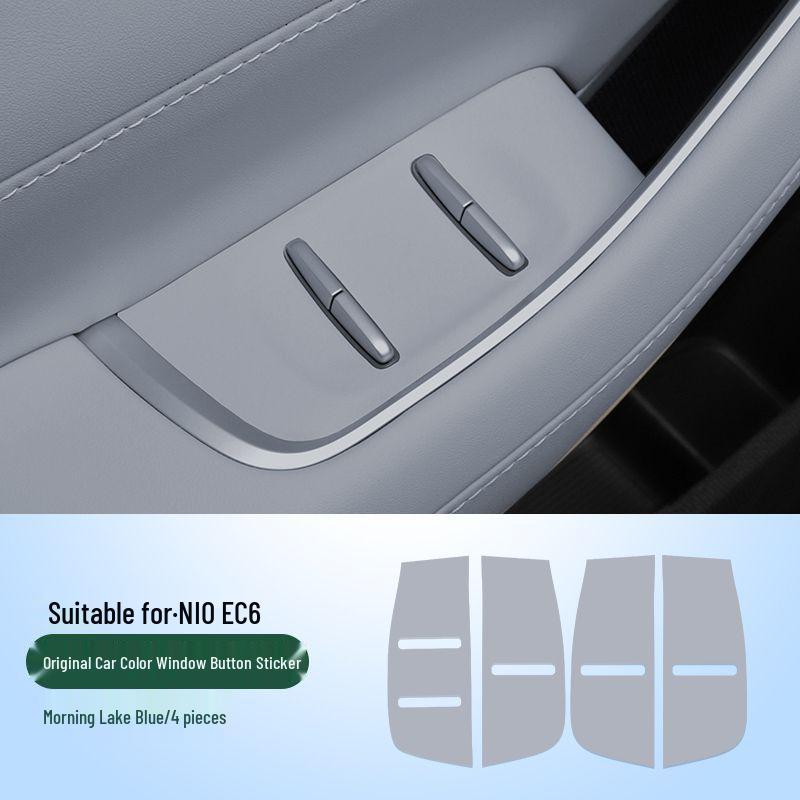23-26 Nio ES6/EC6 Door Switch Leather Protective Stickers for Interior Modification