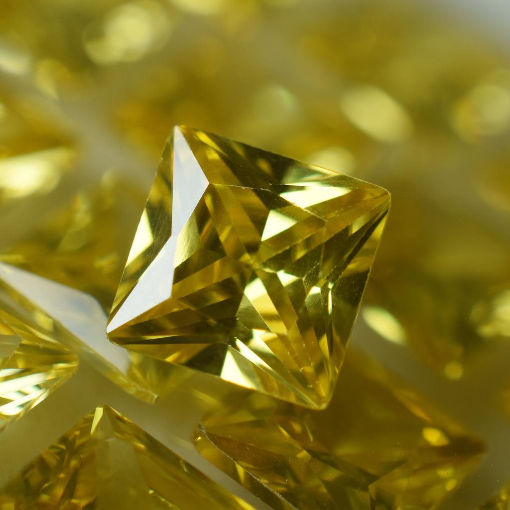 51 Pcs Stunning Natural Yellow Sapphire Gemstone 5x5 mm CERTIFIED Square Cut Lot s-33581258