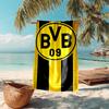proof beach towel with Borussia Dortmund pattern - soft,absorbent,quick-drying,machine washable - perfect for swimming,camping,bathing