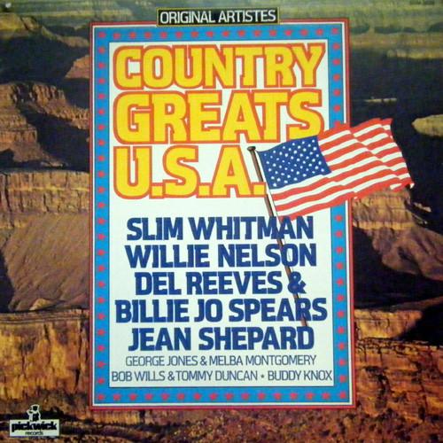 

LP Record VARIOUS - Country Greats U.S.A. SHM3028 Pickwick Record 1980 UK Folk Used