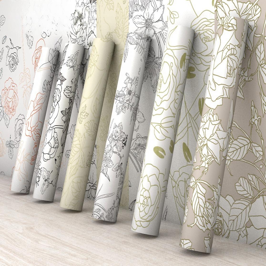 

Waterproof PVC Self-adhesive Wallpaper Bedroom Background Wall Furniture Renovation Sticke 2m