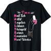 Nagelstudio Herzschlag Maniküre Nageltechniker Nagellack Liebhaber T-Shirt