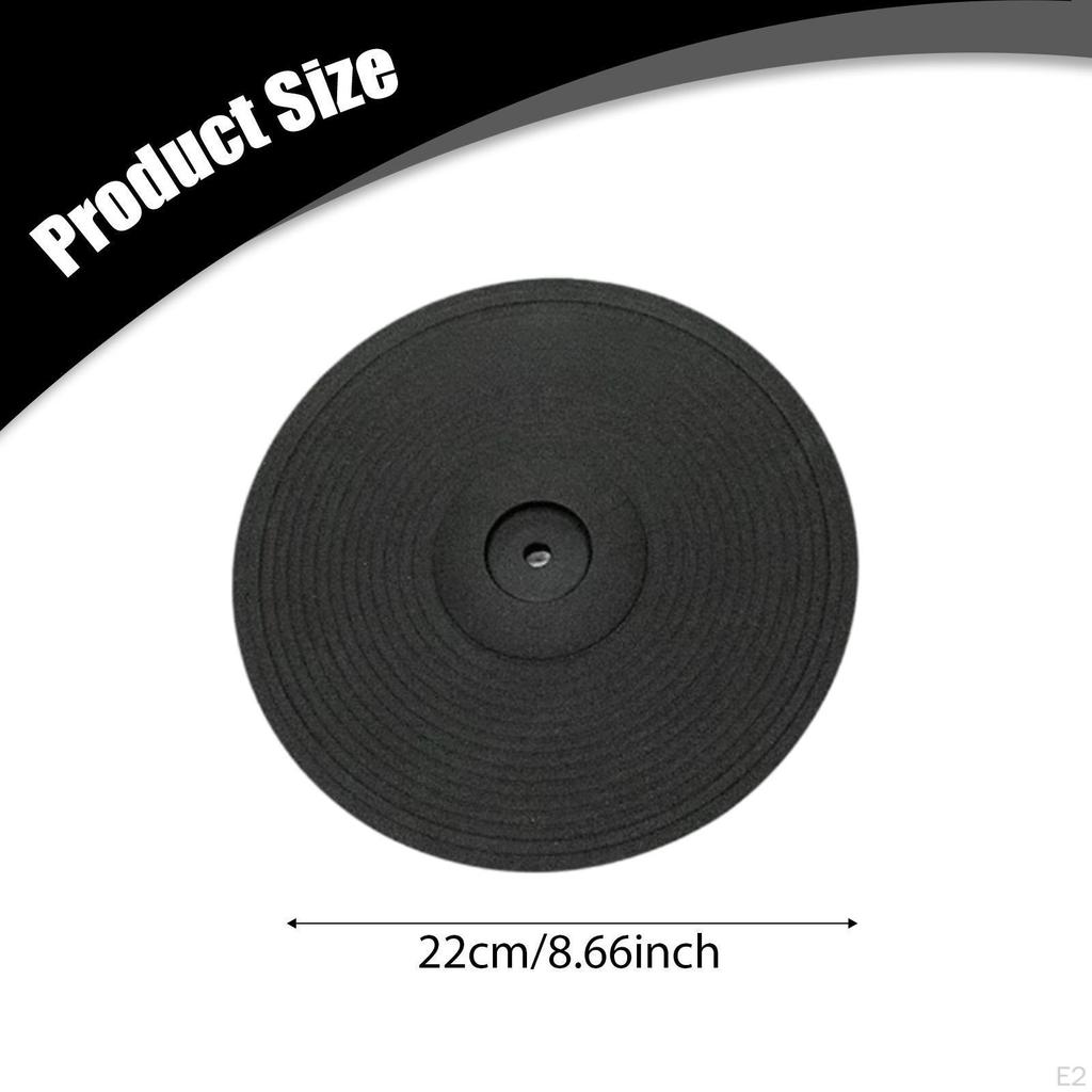 Zone Electronic Cymbal 9 inch,Replacement,Practical Portable Compact Professional Rubber for