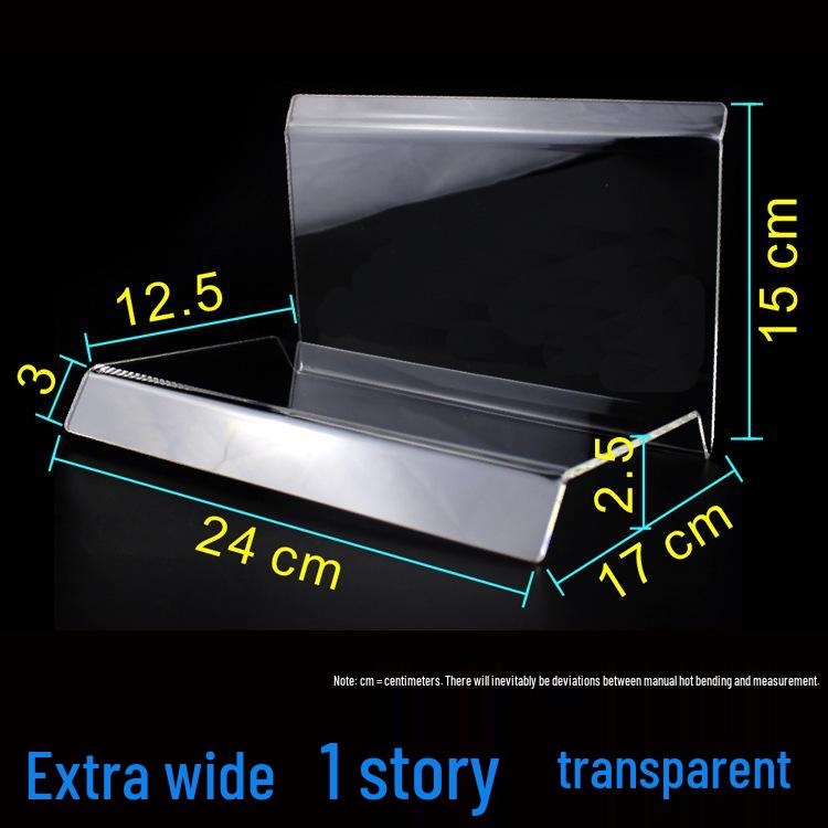 Acrylic Multi-Layer Display Stand for Wallets, Bags, Sample Toys, and Digital Accessories
