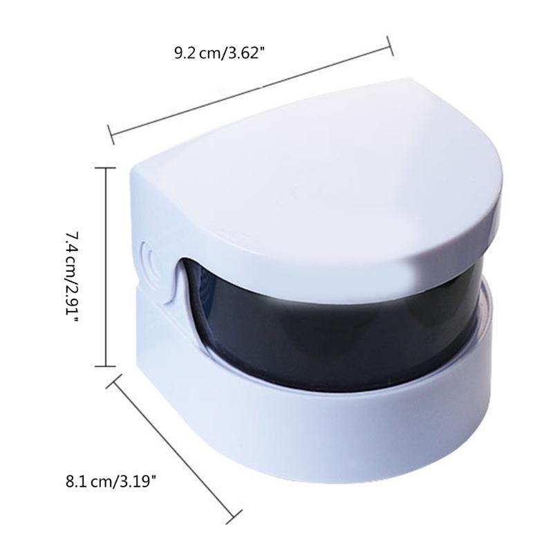 Portable Jewelry Cleaner Home Cleaning Machine Mini Cleaner Small Items Washing Machine Glasses Cleaning Device