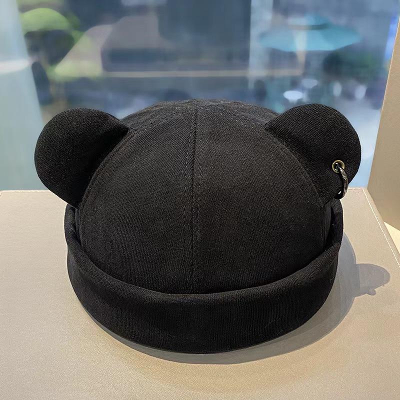 

Cute Landlord Melon-shaped Hat With Ears, Japanese , Versatile And Stylish. One Size