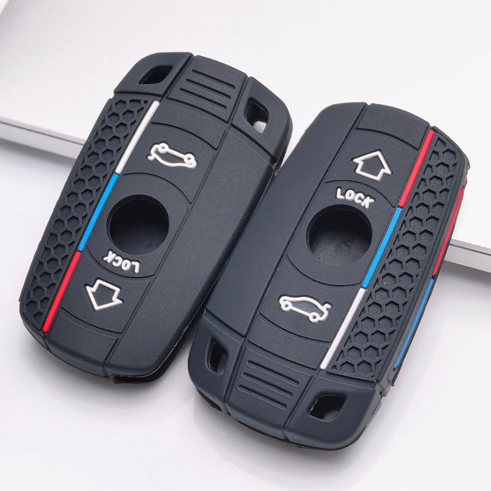 Key Fob Cover for BMW X1 X3 X4 X5 X6 Anti-Scratch Guard Shockproof Protection Soft Grip Texture Responsive Button Touch Dust Resistant Cover