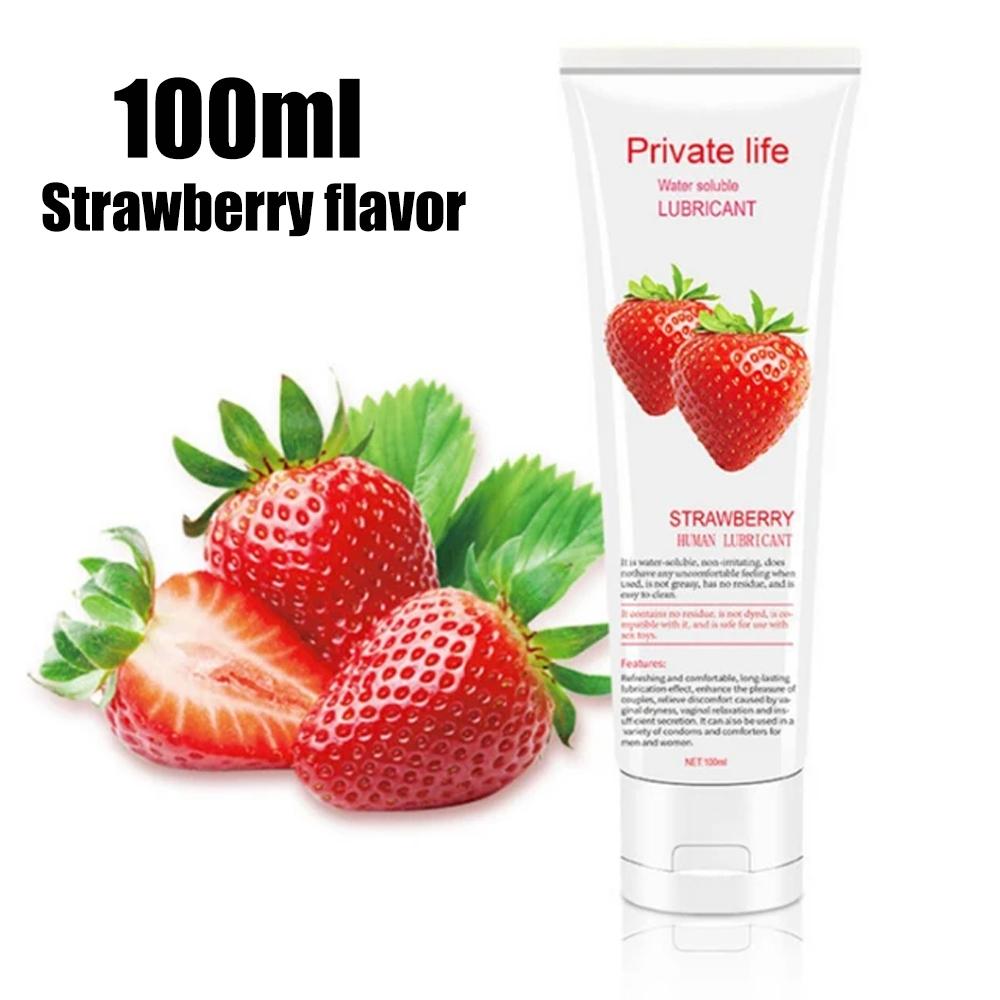 Water-based Lubricant for Women Fruit Flavored Lubricant for Sex Lubricant Female Oral Anal Vaginal Gel Adult Masturbation Sex Toy
