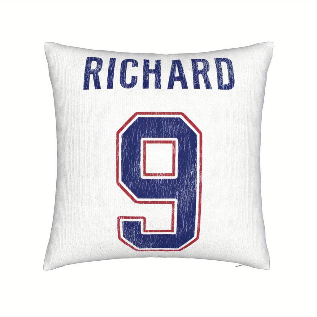 pc Personalized Name Number Pillow Cover Vintage Sports Jersey Style Cushion Case for Bedroom Sofa Home Decor Gift