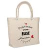 Beach Bag - PLANETEE - Insulated Elise's Love Bazaar - Cotton - Beige - Large Capacity