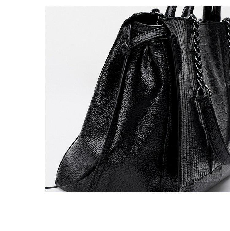 Damska modna torba typu tote i na ramię o dużej pojemności, lekki luksus, 2025