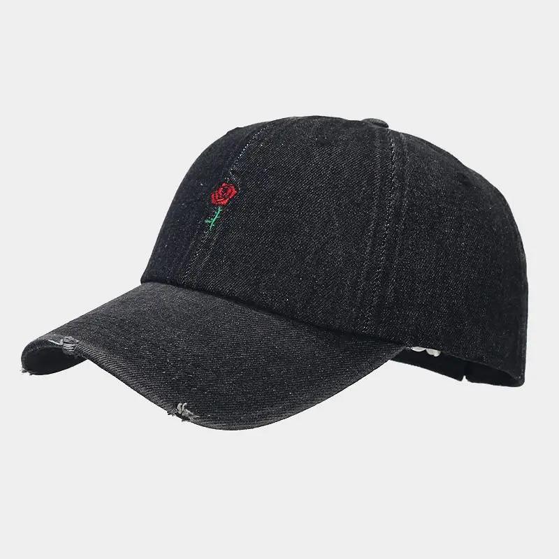Spring And Summer Cotton Embroidery Casquette Baseball Cap Adjustable Outdoor Snapback Hats For Men And Women 200