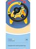 Kids' Large Passenger Seat Simulated Driving Toy with Base