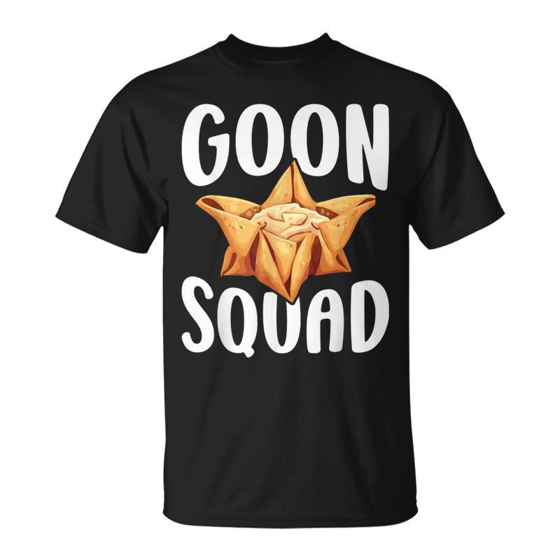 Crab Rangoon Lover Goon Squad Crab Rangoon Wrappers T-Shirt