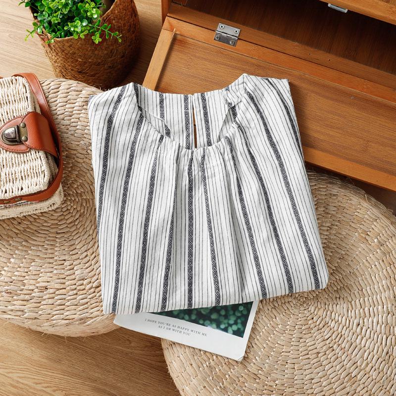 Premium Women's Vertical Stripe Vest – Korean Style Loose Summer Top 2025