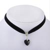 Hart Victoriaanse ketting Vintage Goth fluwelen mode chokers hangers