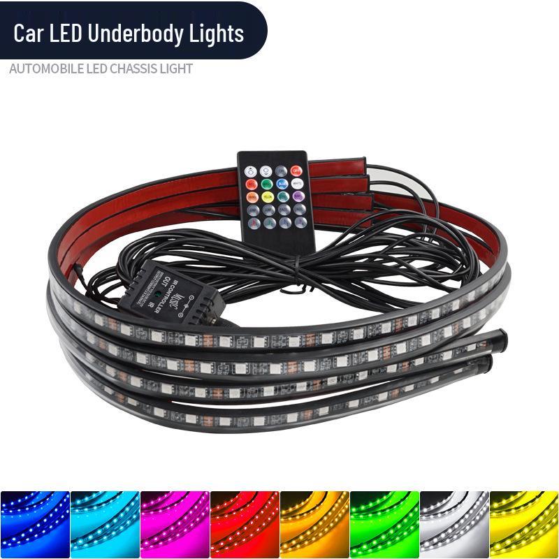 Colorful LED Underbody & Interior Lights with Sound Control for Off-road Vehicles