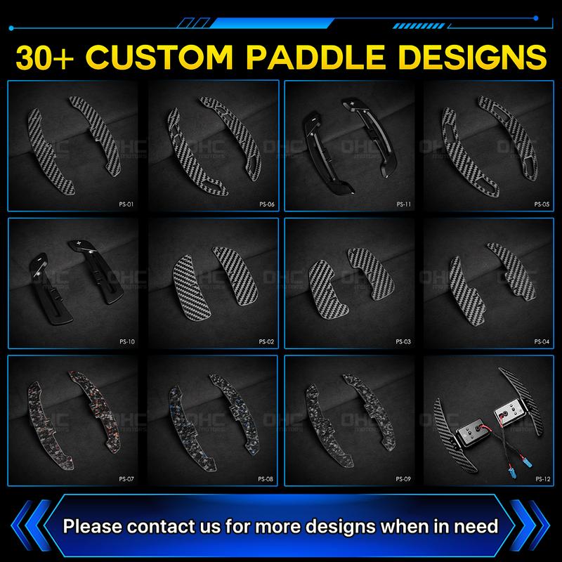 Carbon Fiber Magnetic Paddle Shifters For Volkswagen VW Golf 8 MK8 GTI R R Line 2021 2022 2023 2024 2025