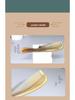 Premium Thick Tooth Cow Horn Hair Comb for Long Hair - Massage Comb Gift