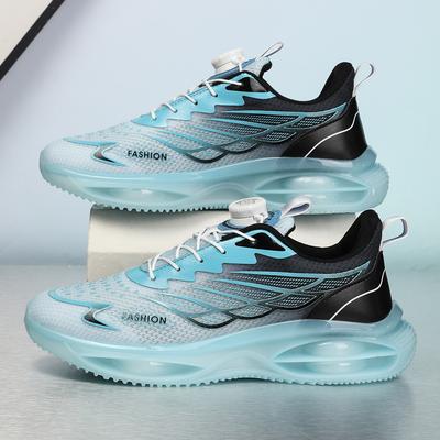 New Autumn Breathable Running Shock-absorbing Tide Shoes Rotating Buckle Mesh Casual Shoes Youth Sports Tide