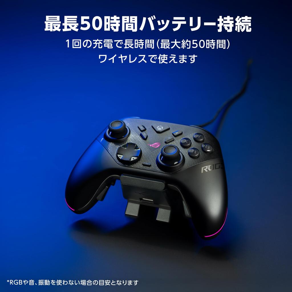 ROG Raikiri II Xbox Wireless Controller Wireless Controller TMR Joystick Microswitch Buttons Up to 1000Hz Supports USB and Bluetooth Compatible with