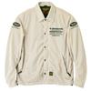 Vanson Swing Top Mesh Coach Jacket In Men's Ivory/Black