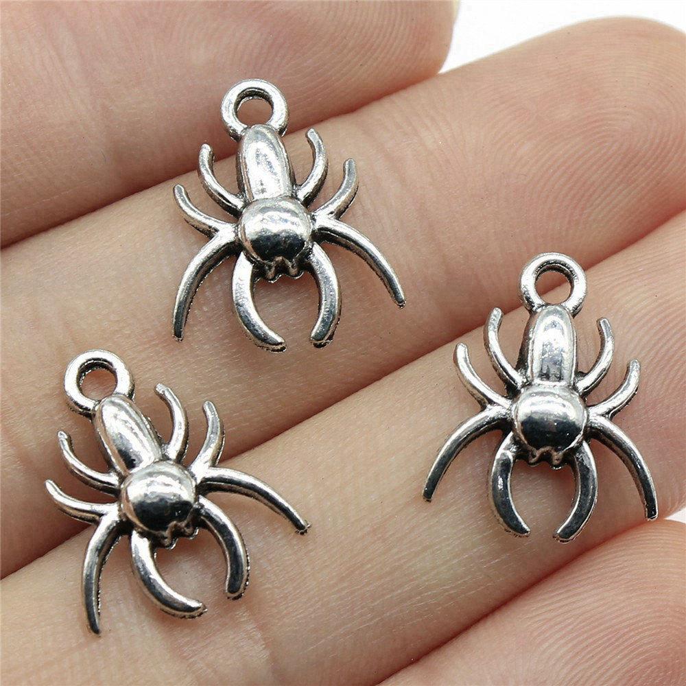 Charms Spider Halloween Bat Pendants Kids' Jewelry Materials QC119