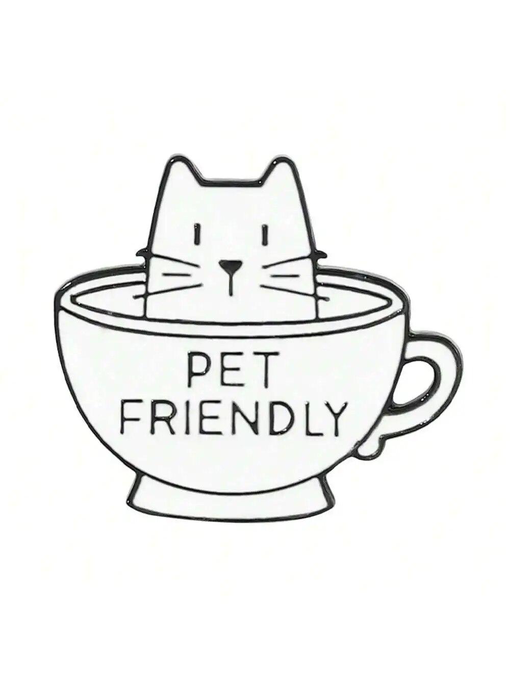 

8 шт., детские креативные милые мультяшные броши с изображением кота для чтения и обучения, одинаковая одежда на каждый день, сумки, аксессуары, значки