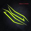 1/5 Blatt Reflektierende Coole Frontzug-Scheinwerfer-Aufkleber Motorrad-Verkleidungsaufkleber Dekoration Für Kawasaki Ninja Ninja400 H2 H2Sx