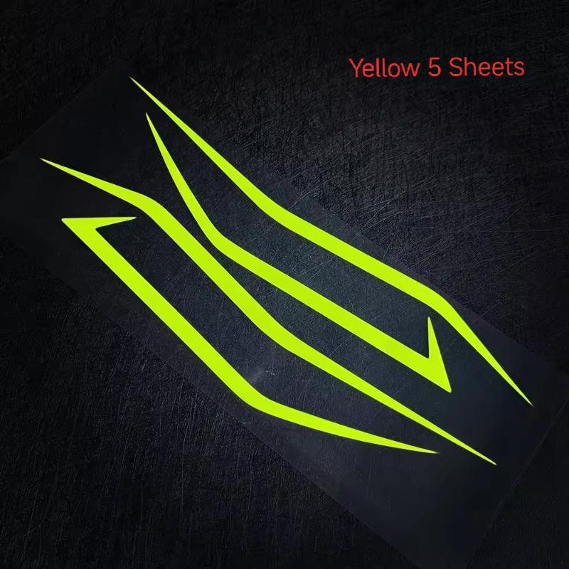 1/5 Blatt Reflektierende Coole Frontzug-Scheinwerfer-Aufkleber Motorrad-Verkleidungsaufkleber Dekoration Für Kawasaki Ninja Ninja400 H2 H2Sx