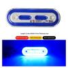 1Pcs Cob Small Oval Warning Light Constant Strobe Modes 12 To 80V Multiple Colors For Trucks Cars Motorcycle Safety