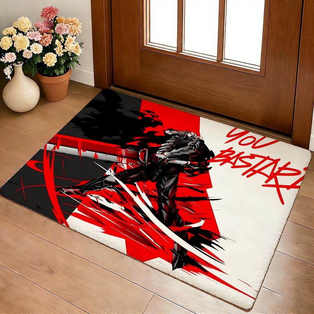 Guts Sword In Berserk Berserk Floor Mat Cozy Flannel Soft Thick Non-Slip Mat For Living Room Bedroom Kitchen Decor Rugs